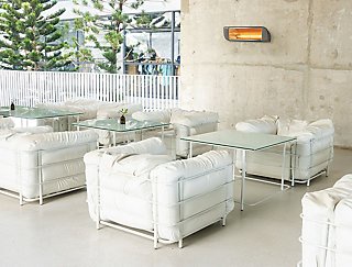 Estufa Exterior Halogena Inframaster 2kw Ipx5 Antracita